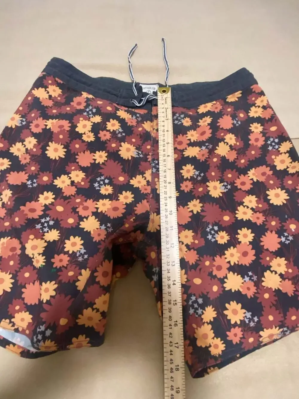 Captain Fin Men's Floral Print Swim Trunks